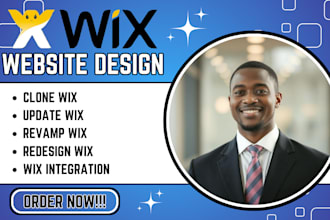 design redesign wix website booking roofing website parallax website wix seo