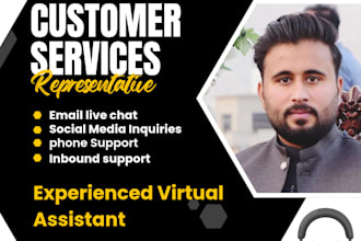 be your customer service representative with best customer support services