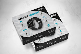 do product packaging design, box design, mailer box, amazon package design