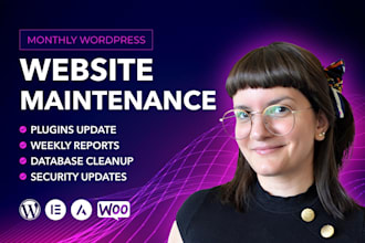 provide wordpress website monthly maintenance