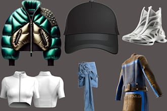 do 3d garment design 3d fashion marvelous designer 3d clothing 3d apparel clo3d