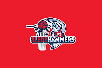 make eye catching basketball team logo