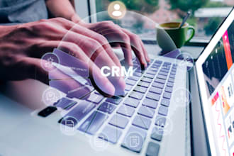 do CRM data entry zoho hubspot salesforce