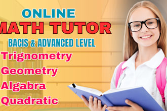 teach you math algebra trigonometry and calculus