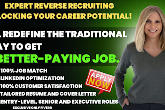 reveres recruit for corporate women and send follow up messages to recruiters