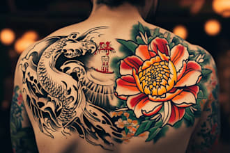 make beautiful japanese tattoo designs for you