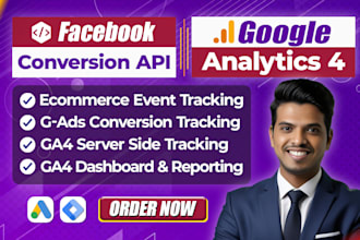 fix ga4 ecommerce server side tracking facebook meta pixel conversion API by GTM