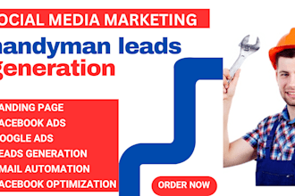 generate hvac leads facebook and google ads landing page SEO