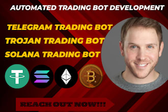 build automated trojan trading bot, telegram trading bot, memecoin trading bot