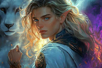 draw your dnd or anime oc character art