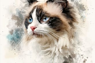 do  paint a pet portrait on canvas with free shipping