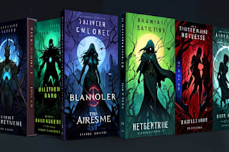 design fantasy, sci fi, horror, and mystery book covers