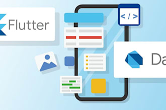 develop flutterdart mobile apps for android and ios