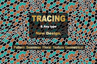 unique floral and geometrical pattern design