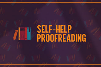 proofread your self help book