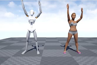 3d character model, mixamo metahuman, cinema 4d,ue5 rigging, wonder dynamic rig