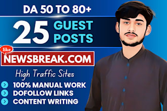 do SEO guest post backlinks and publish article,  premium guest post service