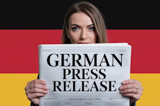 do and publish german press release, article submission on top german top news