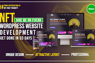 create landing page for your nft or meme website