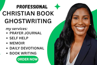 ghostwrite christian book daily devotion bible illustration prayer journal