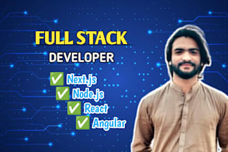 be your full stack angular developer, angularjs developer