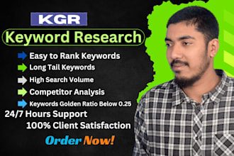provide kgr keyword research to boost your SEO ranking