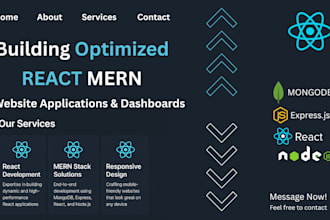 develop mern stack website as mern stack developer