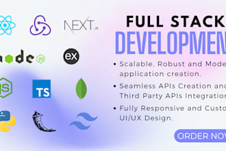 develop websites using mern stack with attractive designs