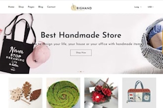 design art and craft shopify home made craft store art tools artisan website