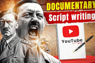 do documentary script writing for youtube video
