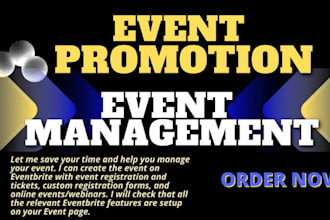 setup, manage and promote your events on eventbrite perfectly