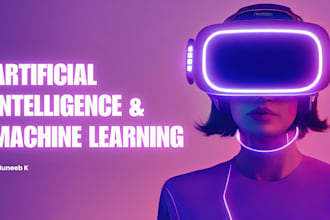 do ai, machine learning, deep learning projects and data analysis in python