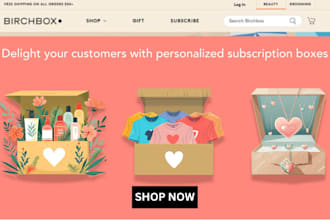 design money making subscription box shopify auction store membership website