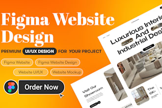 design website mockup, UI UX design, and figma website design