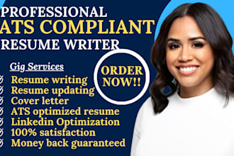 write and optimize your resume to ats compliant within 24 hours