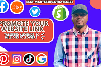 shoutout promote share website link to 110m USA UK twitter ig yt tiktok audience