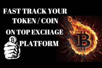 help you get your token coin listed ico listing on top exchange cmc coingecko
