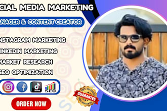 social media marketing manager content creator instagram and linkedin marketing