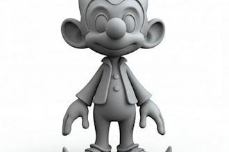 create high quality 3d model stl file for 3d printing