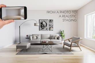 do real estate virtual staging or architectural remodeling