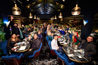 capture the magic of your christmas or holiday party as a photographer and video