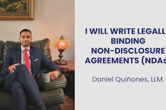 write legally binding ndas