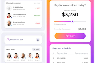 microfinance app, microfinance loan credit app, money lending app, fintech app