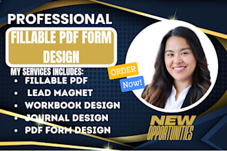design professional fillable PDF forms and convert documents for you