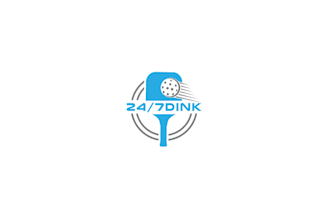 make attractive aesthetics pickle ball logo
