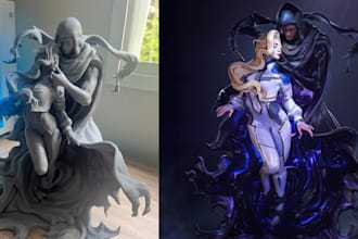 3d print and paint your miniature figurine warhammer 40k dnd model action figure
