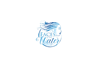make modern traditional logo for faces of the water
