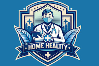 make classic medical health care mascot logo