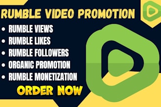 organic rumble video promotion to boost your rumble channel