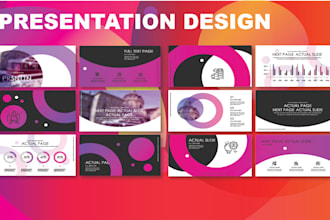design a professional powerpoint pitch deck